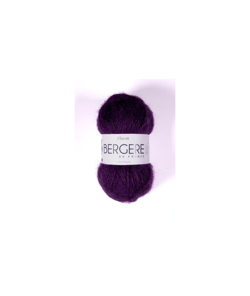 Pelote FLOCON - Bergère de France AUBERGINE
