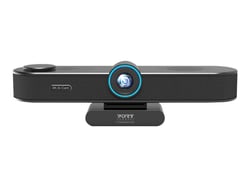 PORT Connect Caméra de conférence 4K UHD avec recadrage automatique tout-en-un noir