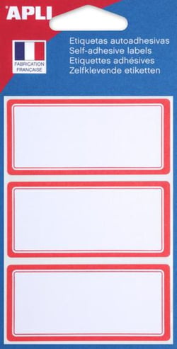 Etiquettes scolaires 34x75 mm 24 u.