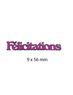 Die texte "Félicitations"