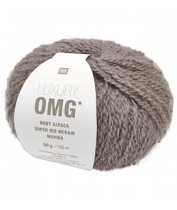 Fil exceptionnel à tricoter Luxury OMG - Rico Design 10 Taupe