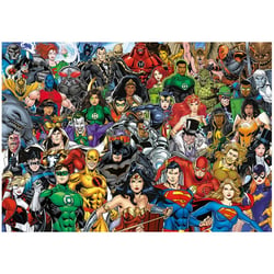 Puzzle 2D 1000 pièces - Super-héros et Méchants DC Comics Justice League - Educa