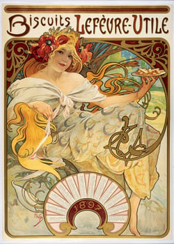 Puzzle 1000 pièces - Biscuits Lefèvre-Utile, 1897 - Bluebird Puzzle