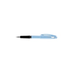 Stylo plume - Rechargeable - Pointe moyenne - Bleu ciel pailleté - Pentel - TRF95