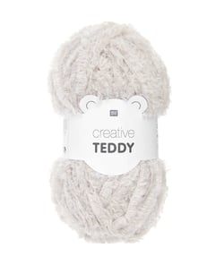 Fil à tricoter Creative Teddy 100 gr - Rico Design 01 Creme