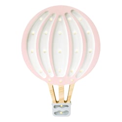 Lampe Veilleuse Montgolfière rose poudré - Little Lights