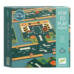 Puzzle routes Pop to play - Djeco