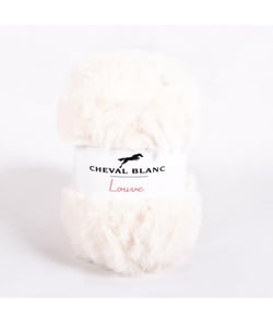Pelote de fourrure Louve - Cheval Blanc 016 Blanc