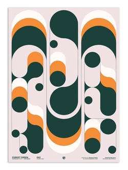 Affiche 30 x 40 cm - Forest green - Posterlad