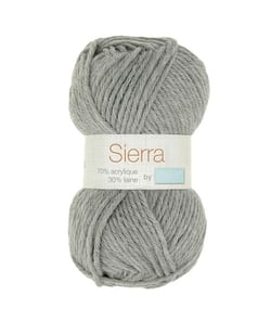 Pelote de laine à tricoter Tricot SIERRA - Distrifil 214 Gris