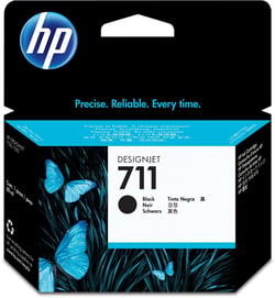 Cartouche d'imprimante HP - n°711 - 80 ml - Noir - CZ133A