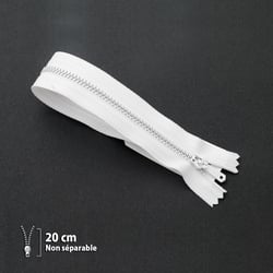 Fermeture éclair pantalon Z13 - Non séparable métallique 4mm - 20 cm