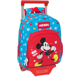 Sac à dos à roulettes maternelle Mickey Mouse Fantastic 34 CM Trolley haut de gamme