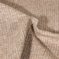 Tissu Jacquard d'ameublement uni Marron clair