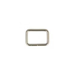 Lot de 2 passants métal 20mm couleur argent
