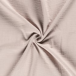 Tissu Triple gaze de coton Beige sable