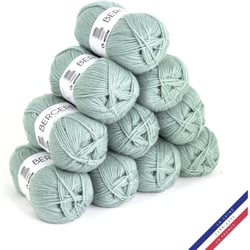 10 pelotes de laine - Bambou - 100% acrylique - Bergère de France - Barisienne