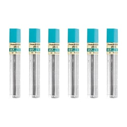 Mine de rechange pour porte-mine PENTEL - HI-POLYMER SUPER - 0,7 mm - Lot de 6 étuis de 12 mines