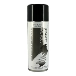 Spray de peinture - Noir - RAL9005 - Brillant - AMT - 330ml - Peinture acrylique