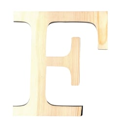Lettre F - 11.5 cm - bois - Artemio