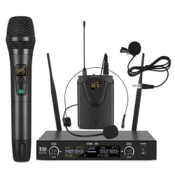 Microphone Sans Fil UHF Haute Sensibilité Pour Scènes Et Événements YONIS
