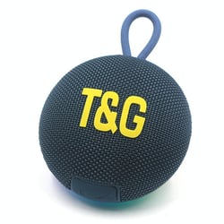 Mini Enceinte Bluetooth Portable Étanche Avec Lumières RGB Et Son Dynamique Bleu YONIS
