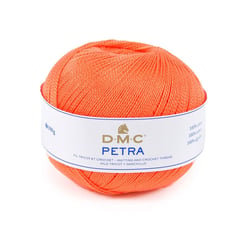 Pelote de laine - 100% coton - Corail - 5608 - DMC - Petra - Grosseur 8