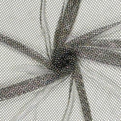 Tissu Filet mesh Strass Noir