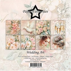 24 papiers scrapbooking 15 x 15 cm Paper Favourites WELDING ART