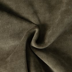 Tissu Maille Velours double face Cerys   sur fond Vert kaki