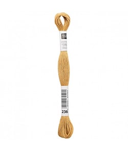 Fil à broder mouliné Uni - Rico Design 236 Marron