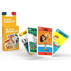Jeu de 7 familles traditionnel marc et julie 42 cartes - ducale enfant - jeu pocket