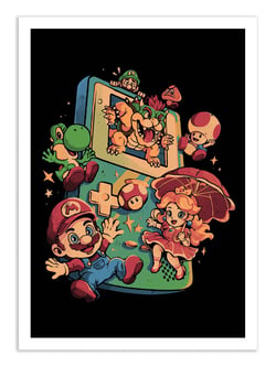 Affiche 50 x 70 cm -  Plumber game - Eduely