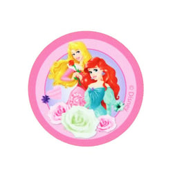 Ecusson imprimé Princesses Disney - Ariel et Aurore - 6,5 x 6,5cm