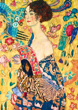 Puzzle 2000 pièces - Gustave Klimt - Lady with Fan, 1918 - Bluebird Puzzle