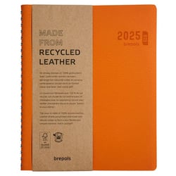 Agenda Semainier 2025 Timing Calvi - 17,1 x 22 cm - Orange - Brepols
