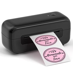 Mini Imprimante D'Étiquettes Thermique Haute Vitesse Pour Bureau Et Maison Noir YONIS