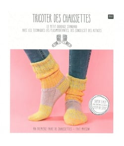 Catalogue Tricoter des chaussettes - Rico Design Multicolore