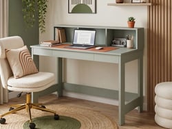 Bureau Panneau de particules de bois Vert clair ALVAR - Beliani