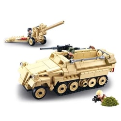 Jeu de construction - SLUBAN - B0695 - 460 briques - Plastique - Beige