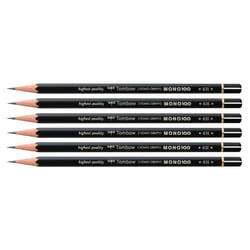 Crayon graphite TOMBOW - MONO 100 - Lot de 6 - Dureté 6H