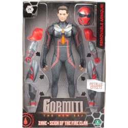 Figurine articulée - Scion avec armure Modele Feu - 27 cm - a partir de 4 ans - GRV034
