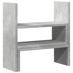 Organisateur armoire de bureau réglable bois d'ingénierie gris 02_0043580