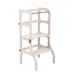Tour d'apprentissage – table Step'n'Sit gris clair fermoirs dorés - Ette tete