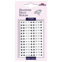 Autocollants Strass - Diamant - Noir