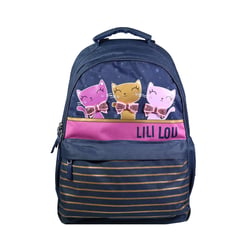 Sac à dos 2 compartiments Lili Lou X Phileas Bleu BAGTROTTER