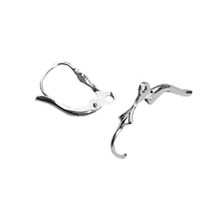 925 argent crochets d'oreille a. fermoir, 2 pces
