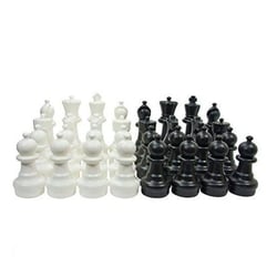 Pièces d'échecs géantes en plastique - Jeu d'échecs géant -
