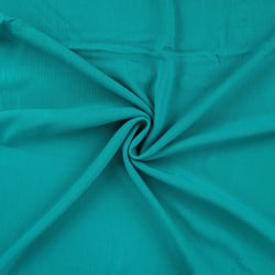 Tissu Crépon de Viscose uni Vert émeraude