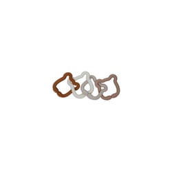Jeu d'anneaux Silicone 20x7x1cm Teddy Bear